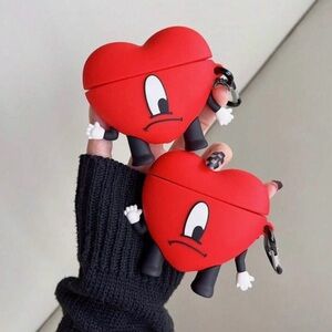 Benito “un verano sin ti” n Red Heart-Shaped Kids Accessory Case